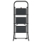 Schodki składane stalowe HAILO K44 StandardLine Black 3 st (wys. rob. 2,45m)