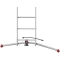 Drabina aluminiowa 2x12 S100 Hailo Pro (wys. rob. 6,61m)