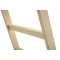 Drabina drewniana HAILO H60 ComfortLine 2x4 st (wys. rob. 2,53m)