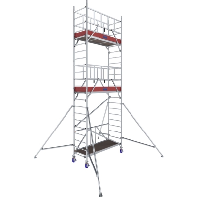 Rusztowanie aluminiowe Krause ProTec XS 1000 (0,75x2,00m) wys. rob. 6,70m