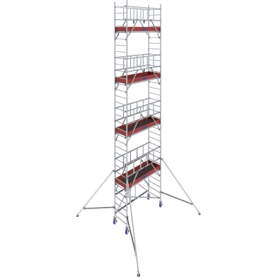 Rusztowanie aluminiowe Krause ProTec XS 1000 (0,75x2,00m) wys. rob. 9,70m