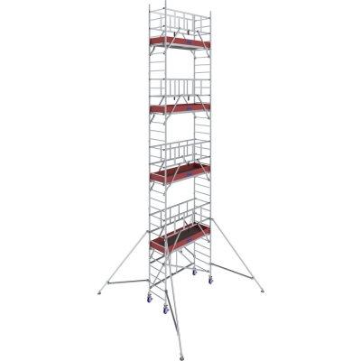 Rusztowanie aluminiowe Krause ProTec XS 1000 (0,75x2,00m) wys. rob. 9,70m