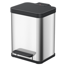 Kosz na śmieci, odpady HAILO Öko duo Plus M - Stal Szlachetna 2x9L