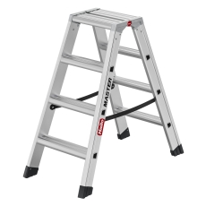 Drabina dwustronna HAILO Master D100 2x4 stopnie (wys. rob.2,47m)