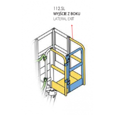 Wyjście z boku do drabin do obsługi pojazdów Faraone