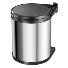 Kosz na śmieci, odpady HAILO Compact-Box M - Stal Szlachetna 15L
