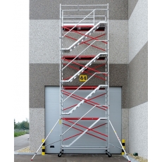 Rusztowanie aluminiowe Altrex 5300 (1,35x1,85m) wys. rob. 14,20m pomost Fiber-deck®