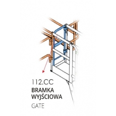 Bramka wyjściowa do drabin do obsługi pojazdów Faraone