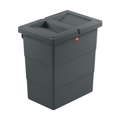 Kosz na śmieci, odpady HAILO FlexBox - Szary 7L