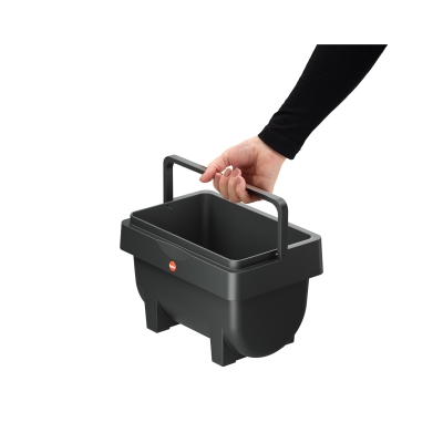 Kosz na śmieci, odpady HAILO Öko Mini S - Czarny 4L