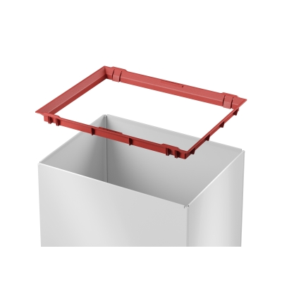 Kosz na śmieci, odpady Big-Box Swing L - Biały 35L