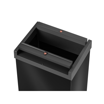 Kosz na śmieci, odpady Big-Box Swing - Czarny 35L
