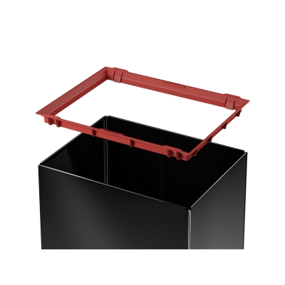 Kosz na śmieci, odpady Big-Box Swing - Czarny 35L