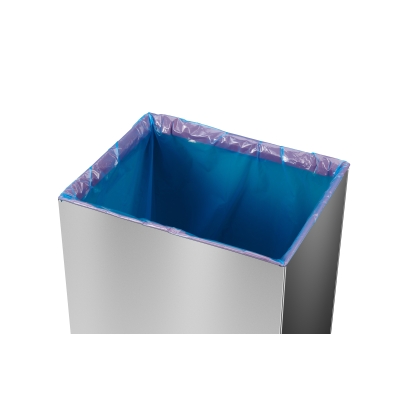 Kosz na śmieci, odpady Big-Box Swing XL - Stal szlachetna 52L