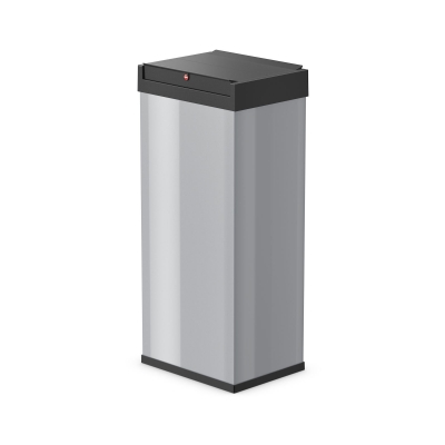 Kosz na śmieci, odpady Big-Box Swing XL - Srebrny 52L