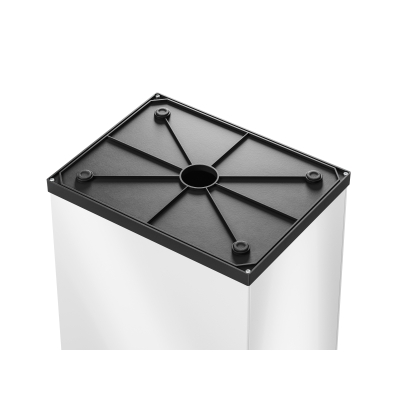 Kosz na śmieci, odpady Big-Box Swing XL - Biały 52L