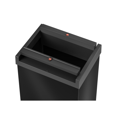Kosz na śmieci, odpady Big-Box Swing XL - Czarny 52L
