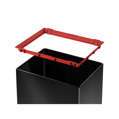 Kosz na śmieci, odpady Big-Box Swing XL - Czarny 52L