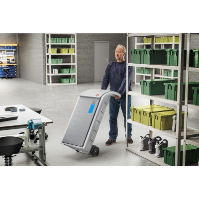 Kosz na śmieci, odpady HAILO ProfiLine WSB design XXXL - Szary 120L