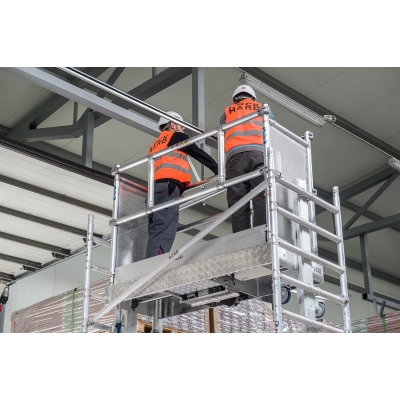 Rusztowanie aluminiowe przejezdne Lockhard AluLIFT Seria XL (wys. rob. 10,00m)