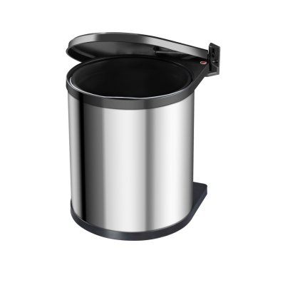 Kosz na śmieci, odpady HAILO Compact-Box M - Stal Szlachetna 15L