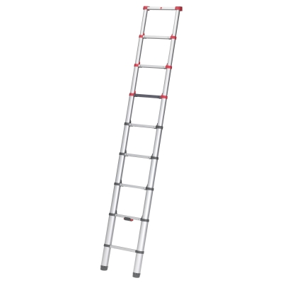 Drabina aluminiowa teleskopowa 1x9 Hailo T80 FlexLine (wys. rob. 3,40m)