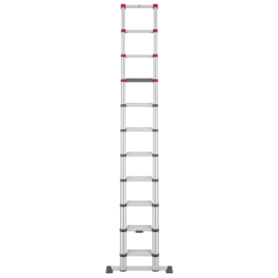 Drabina aluminiowa teleskopowa 1x11 Hailo T100 FlexLine (wys. rob. 4,20m)