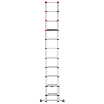 Drabina aluminiowa teleskopowa 1x11 Hailo T100 FlexLine (wys. rob. 4,20m)