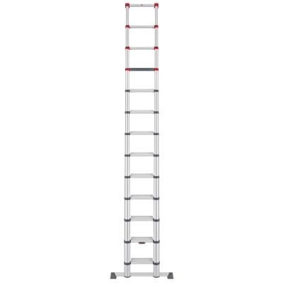 Drabina aluminiowa teleskopowa 1x13 Hailo T100 FlexLine (wys. rob. 4,70m)