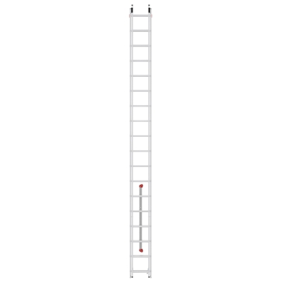 Drabina aluminiowa 2x18 Hailo S80 ProfiStep duo (wys. rob. 9,47m)