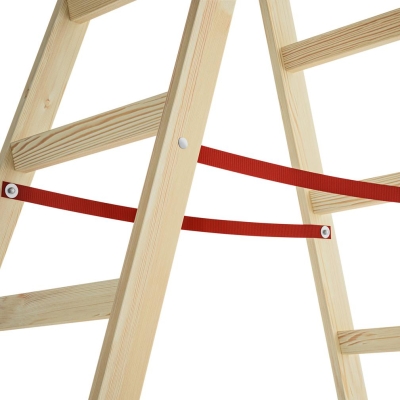 Drabina drewniana HAILO H60 ComfortLine 2x6 st (wys. rob. 3,03m)