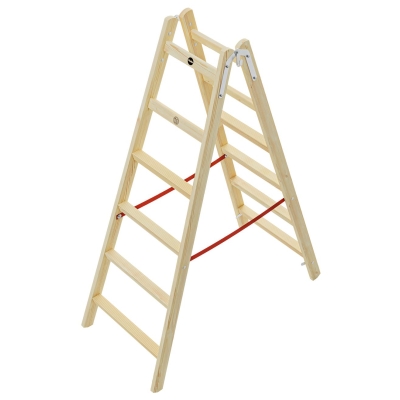 Drabina drewniana HAILO H60 ComfortLine 2x6 st (wys. rob. 3,03m)