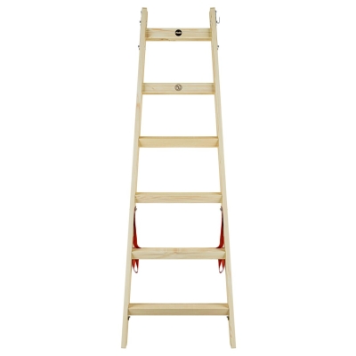 Drabina drewniana HAILO H60 ComfortLine 2x6 st (wys. rob. 3,03m)