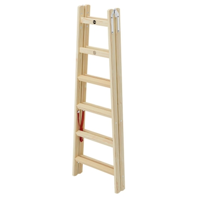 Drabina drewniana HAILO H60 ComfortLine 2x6 st (wys. rob. 3,03m)