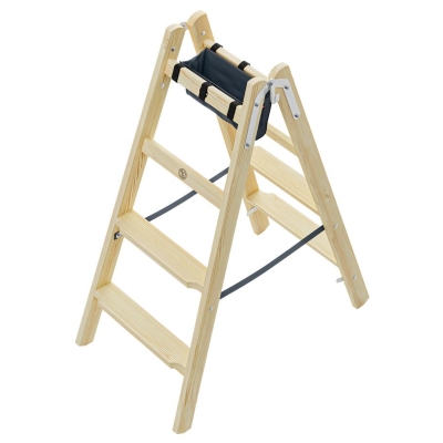 Drabina drewniana HAILO Master H80 2x4 st (wys. rob. 2,53m)