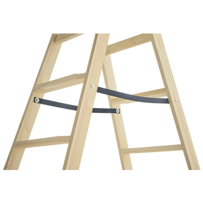 Drabina drewniana HAILO Master H80 2x4 st (wys. rob. 2,53m)