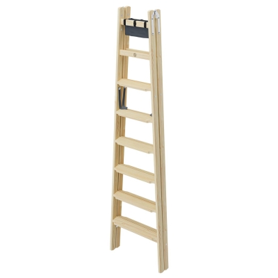 Drabina drewniana HAILO Master H80 2x8 st (wys. rob. 3,59m)