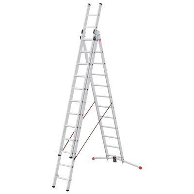 Drabina aluminiowa 3x12 S100 Hailo ProfiLOT (wys. rob. 9,01m)