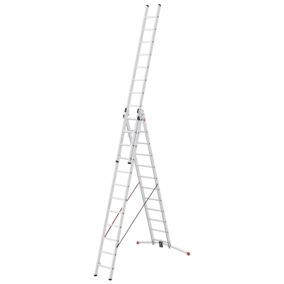 Drabina aluminiowa 3x12 S100 Hailo ProfiLOT (wys. rob. 9,01m)