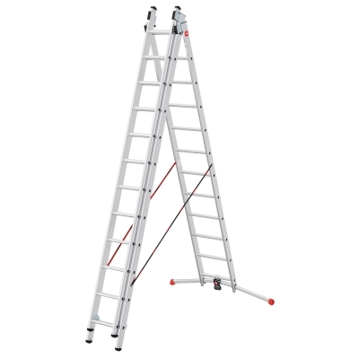 Drabina aluminiowa 3x12 S100 Hailo ProfiLOT (wys. rob. 9,01m)