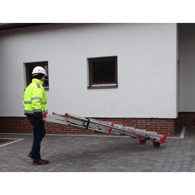 Platforma robocza PLS5.7 z bocznymi stabilizatorami (wys. rob. 3,30m/4,38m)