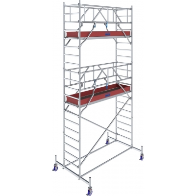 Rusztowanie aluminiowe Krause Stabilo 10  (0,75x2,00m) wys. rob. 6,40m