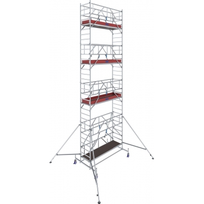 Rusztowanie aluminiowe Krause Stabilo 10 (0,75x2,50m) wys. rob. 9,40m