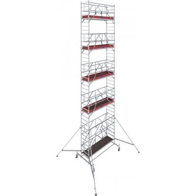 Rusztowanie aluminiowe Krause Stabilo 10 (0,75x2,50m) wys. rob. 11,40m