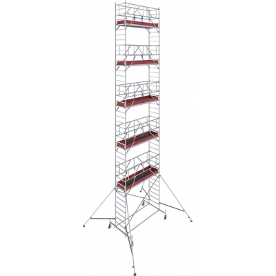 Rusztowanie aluminiowe Krause Stabilo 10  (0,75x2,00m) wys. rob. 12,40m