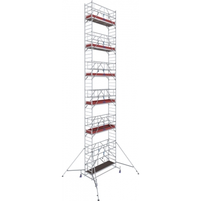 Rusztowanie aluminiowe Krause Stabilo 10 (0,75x2,50m) wys. rob. 13,40m