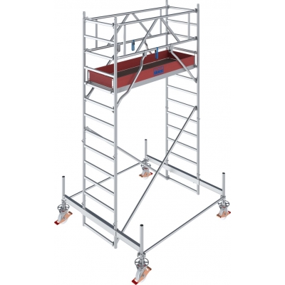 Rusztowanie aluminiowe Krause Stabilo 100 (0,75x2,00m) wys. rob. 4,50m