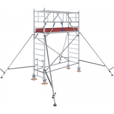 Rusztowanie aluminiowe Krause Stabilo 1000 (0,75x2,50m) wys. rob. 4,30m