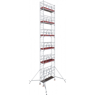 Rusztowanie aluminiowe Krause Stabilo 1000 (0,75x2,50m) wys. rob. 13,30m