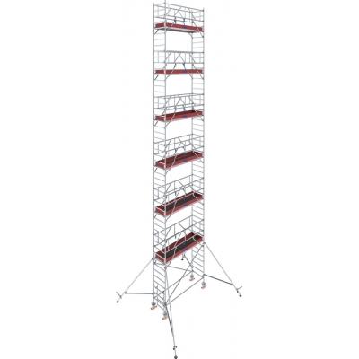 Rusztowanie aluminiowe Krause Stabilo 1000 (0,75x2,50m) wys. rob. 14,30m